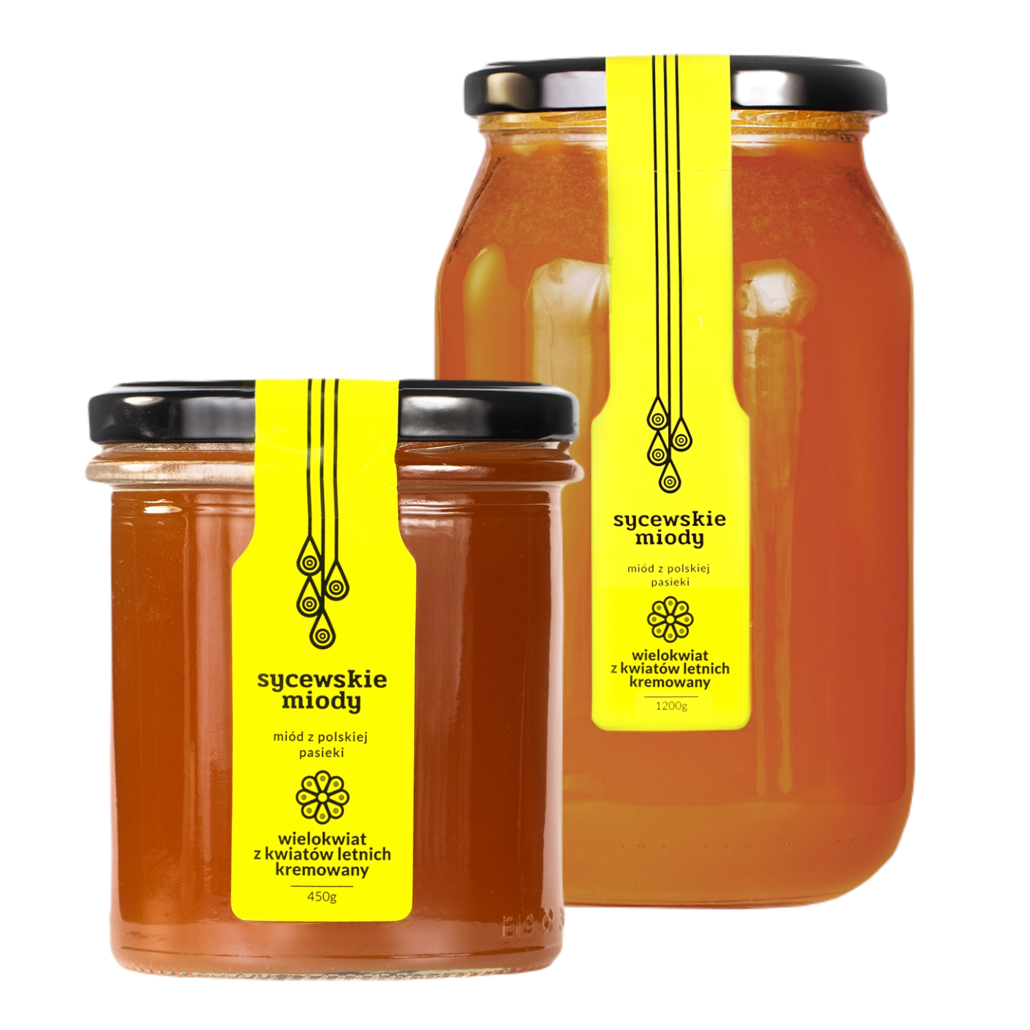 Miód wielokwiatowy z kwiatów letnich