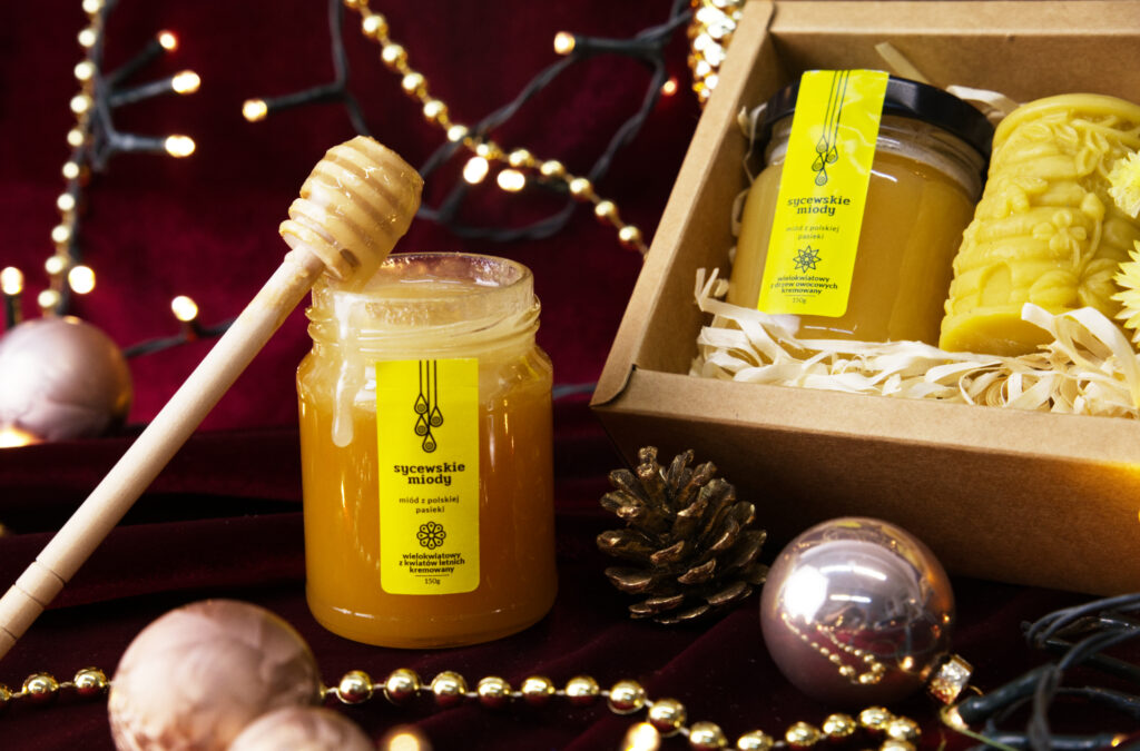 wielokwiatowy miód i kremowany miód